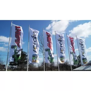 Flaga reklamowa 350x100cm z dowolnym nadrukiem