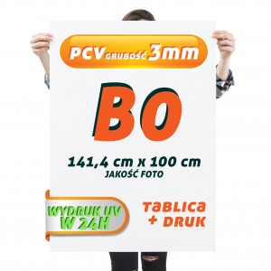 Druk UV PCV 3mm B0 Tablica Szyld Plansza z wydrukiem
