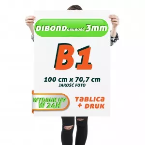 DRUK UV DIBOND 3mm B1 Tablica Szyld Plansza z wydrukiem