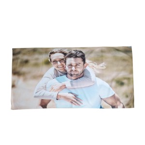 Ręcznik FROTTE z dowolnym nadrukiem 100x50cm zdjęciem WALENTYNKI PROJEKT GRATIS