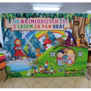 Ścianka reklamowa Prosta 300x230cm