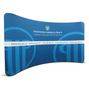 Ścianka tekstylna łukowa 600x260cm