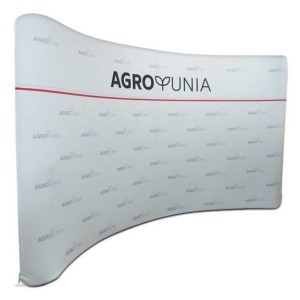 Ścianka tekstylna łukowa 600x260cm