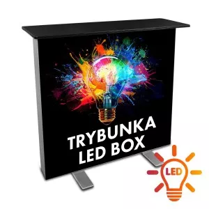 Trybunka podświetlana LED BOX