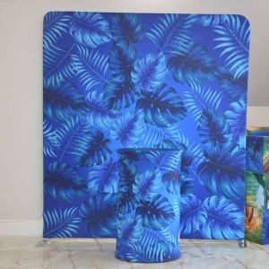 Trybunka tekstylna owalna 60x40x100cm