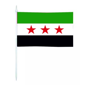 Chorągiewka Syrii 11x6cm