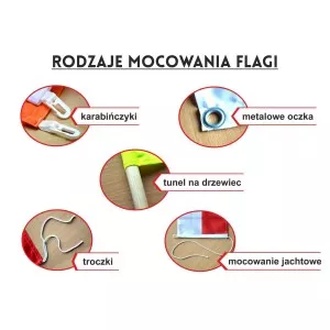 Flaga jachtowa Syrii 45x30cm - pod sailing