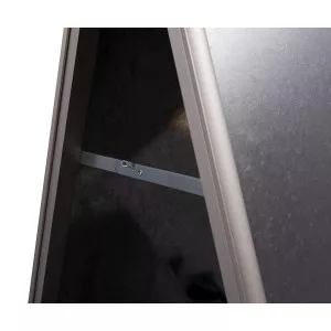 Potykasz reklamowy srebrny metalowy stojak na plakaty
