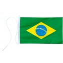 Flaga jachtowa Brazylii 45x30cm - pod sailing