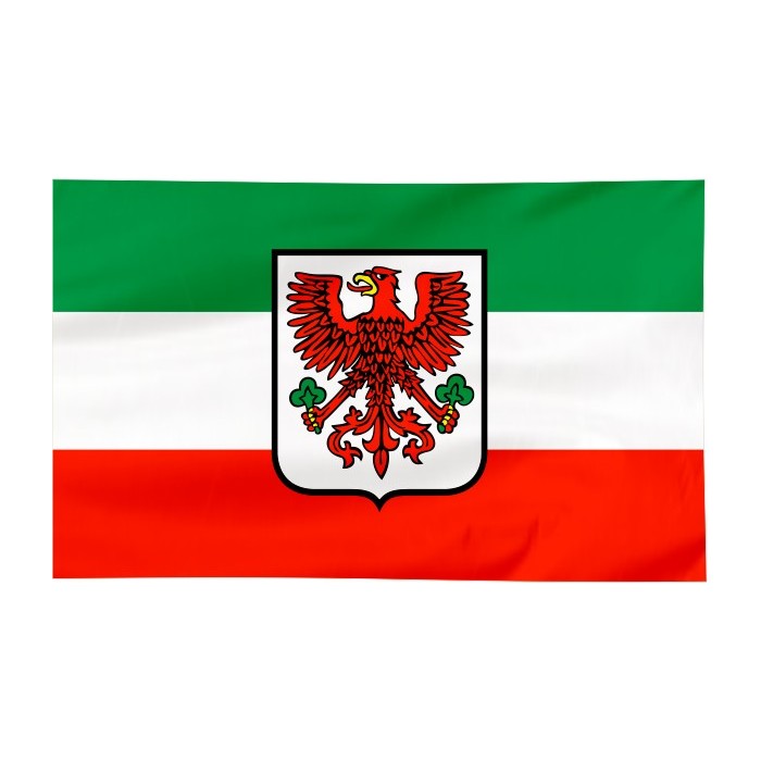 Flaga Gorzowa Wielkopolskiego z herbem 120x75cm