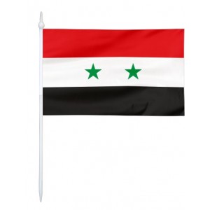 Chorągiewka Syrii 24x15cm