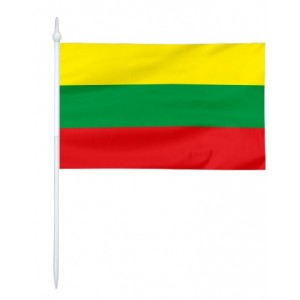 Chorągiewka Litwy 24x15cm