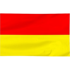 Flaga Wrocławia 300x150cm - barwy