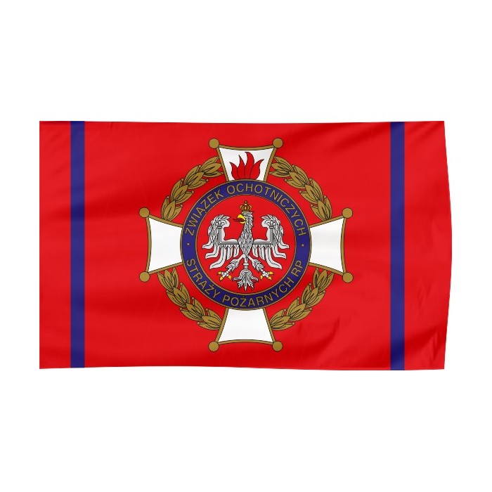 Flaga OSP 120x75cm