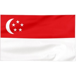Flaga Singapuru 100x60cm