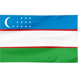 Flaga Uzbekistanu 100x60cm