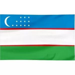 Flaga Uzbekistanu 120x75cm