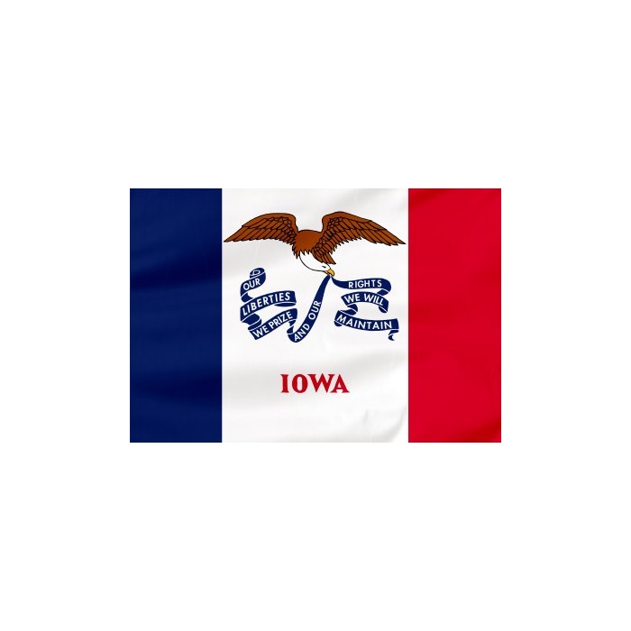 Flaga Stanu Iowa 300x150cm