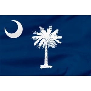 Flaga Stanu Karolina Południowa 120x75cm