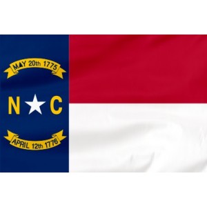 Flaga Stanu Karolina Północna 300x150cm