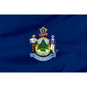 Flaga Stanu Maine 120x75cm