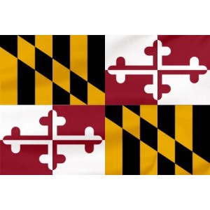 Flaga Stanu Maryland 300x150cm