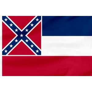 Flaga Stanu Missisipi 120x75cm