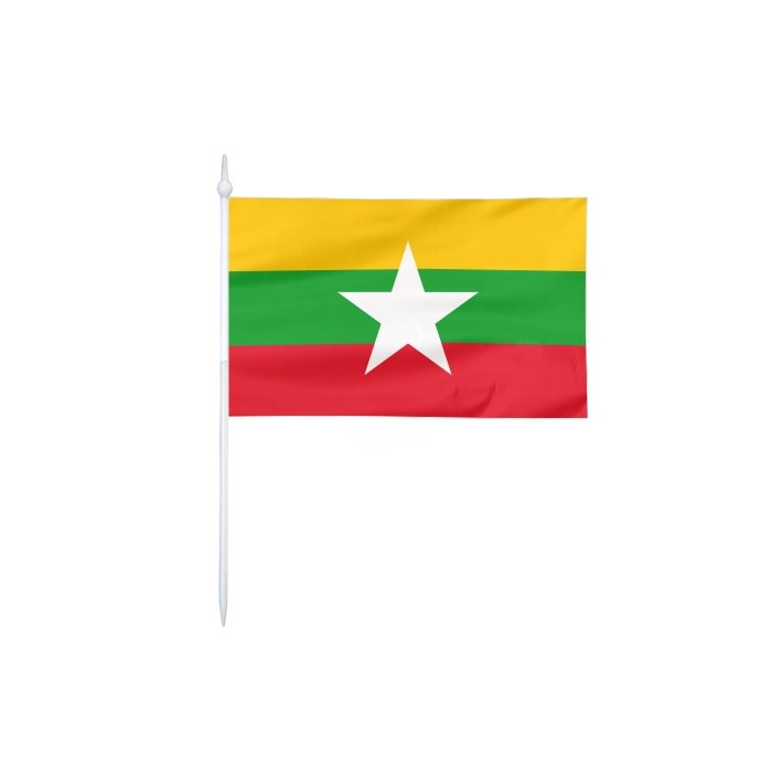 Chorągiewka Birmy 24x15cm