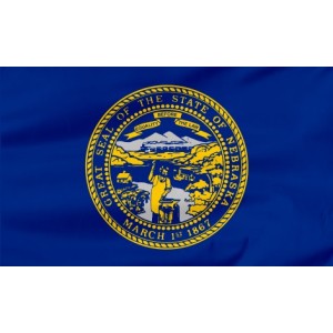 Flaga Stanu Nebraska 150x90cm