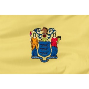 Flaga Stanu New Jersey 100x60cm