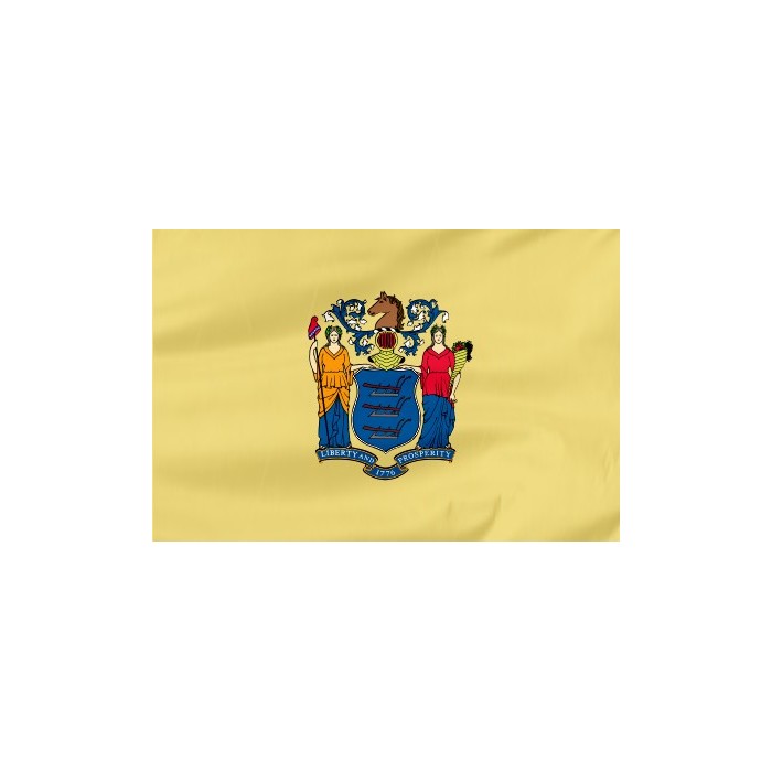 Flaga Stanu New Jersey 120x75cm