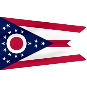 Flaga Stanu Ohio 300x150cm