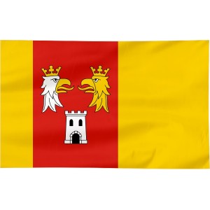 Flaga powiatu Myszkowskiego 300x150cm