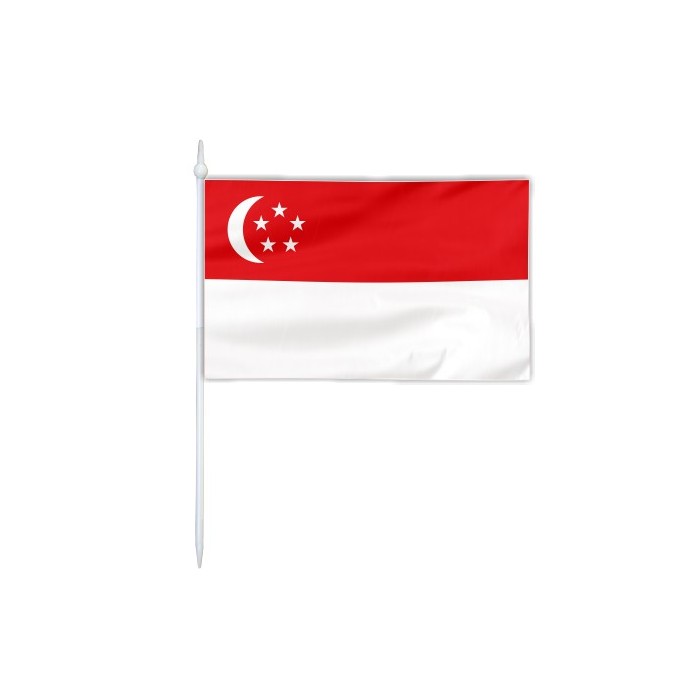 Chorągiewka Singapuru 24x15cm