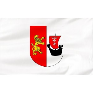 Flaga powiatu Gdańskiego 300x150cm
