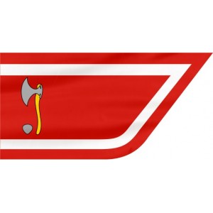 Flaga powiatu Bartoszyckiego 300x150cm