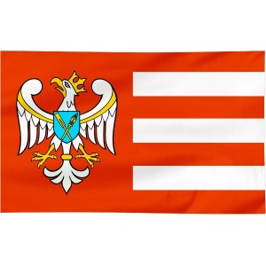 Flaga powiatu Gnieźnieńskiego 150x90cm