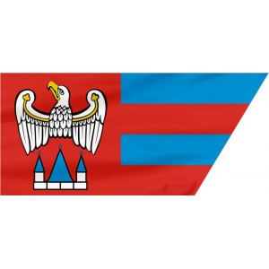 Flaga powiatu Jarocińskiego 300x150cm