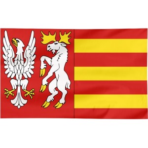 Flaga powiatu Monieckiego 300x150cm