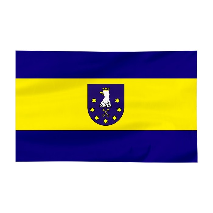 Flaga powiatu Ostrzeszowskiego 120x75cm