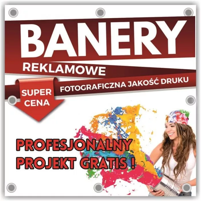 BANER REKLAMOWY PCV frontlit 1m2