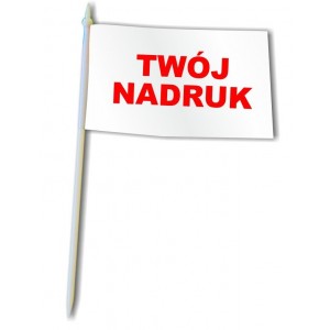 Chorągiewka 30x19cm  z wizerunkiem Matki Boskiej Częstochowskiej i Jasnej Góry