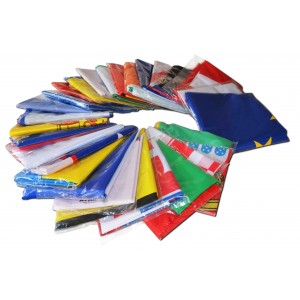 AUTOFLAGA  Polski 30x20cm  Flaga samochodowa Polski - barwy