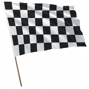Flaga Wyścigowa Startowa Szachownica Flaga Meta 100x60cm
