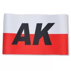 Opaska na ramię biało-czerwona Armia Krajowa AK 44cm