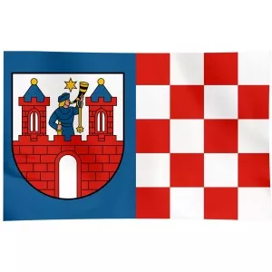 Flaga Kalisza 120x75cm