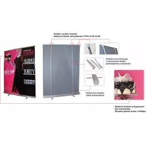 ROLL-UP 120x200cm BLOCKOUT ROLLUP