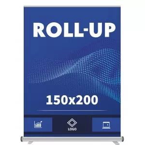 ROLL-UP 120x200cm BLOCKOUT ROLLUP
