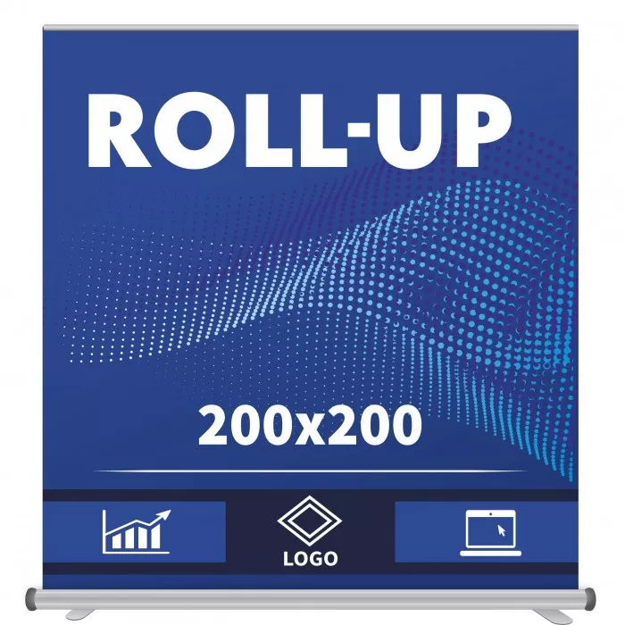 ROLL-UP 120x200cm BLOCKOUT ROLLUP