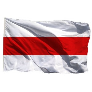 Flaga Białorusi historyczna Białoruś opozycja 100x60cm